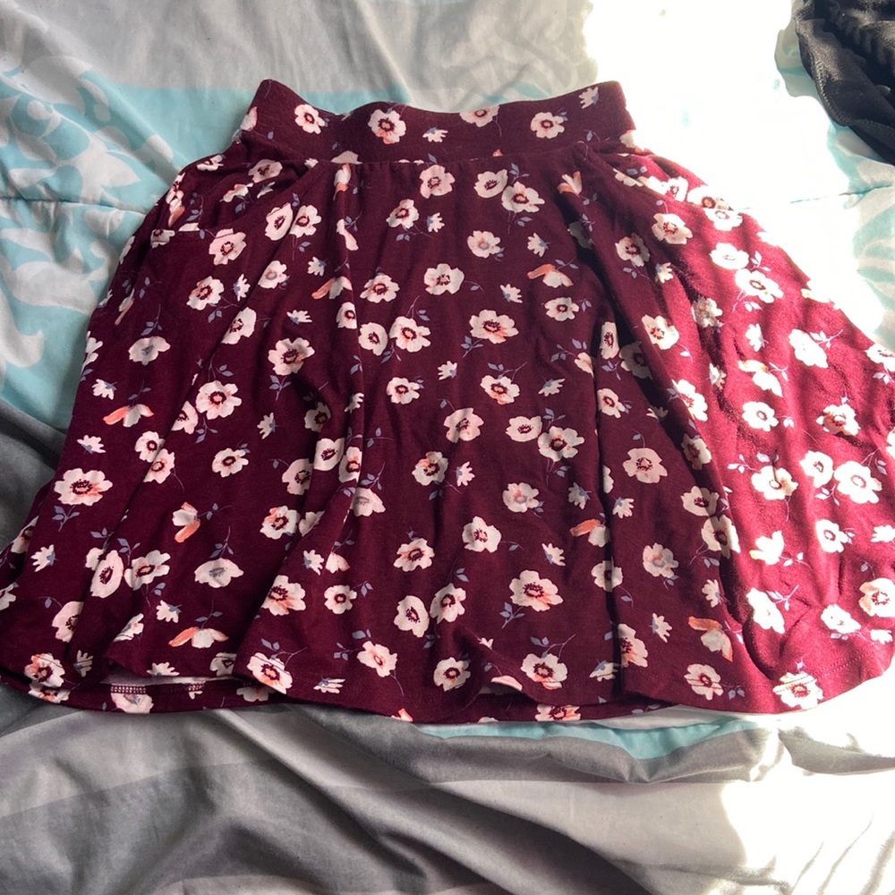 Flower pattern SO Authentic American Heritage skater skirt XS
